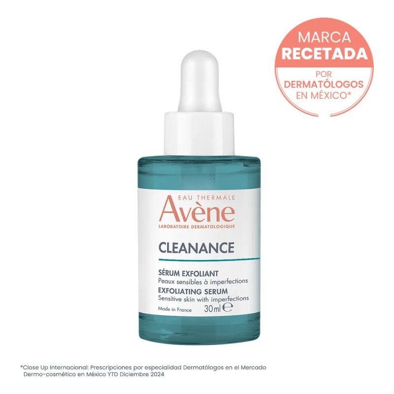 Avène Cleanance Sérum Exfoliante AHA Piel Grasa Día Noche 30ml