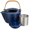 Hasami Ware 009546 323 Kuro Hayashi Kiln Pot, Earthenware, Approx.