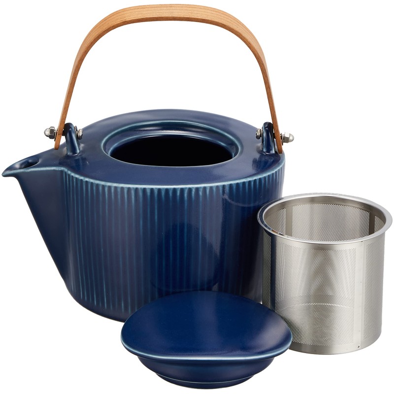 Hasami Ware 009546 323 Kuro Hayashi Kiln Pot, Earthenware, Approx.