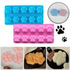 SCYFREID Puppy Dog Paw and Bone Silicone Molds, 2PCS Candy