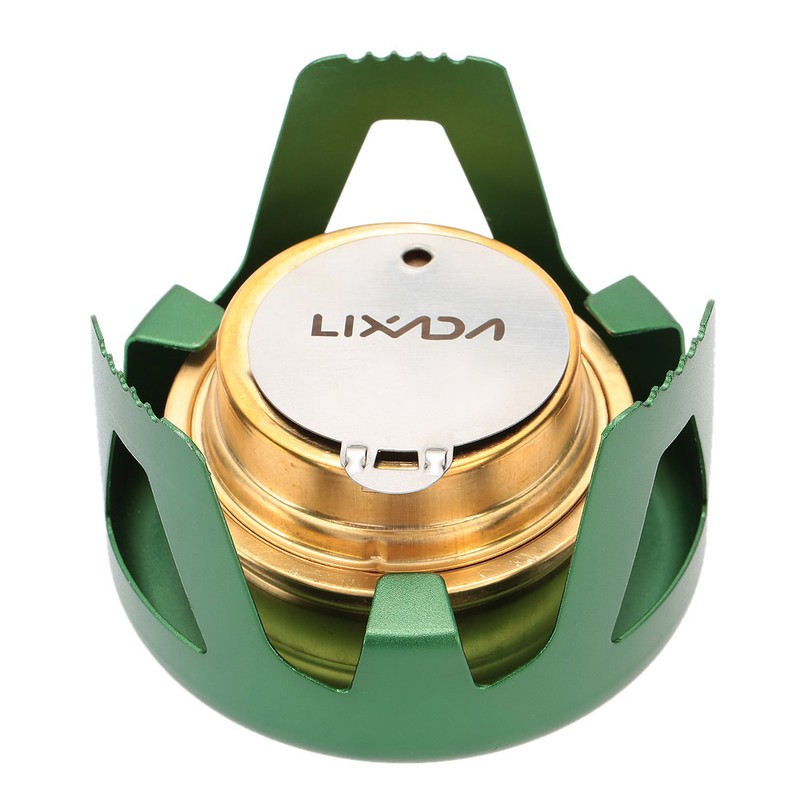 Lixada Copper Alloy Portable Mini Ultra-light Spirit Burner Alcohol Stove