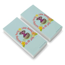 Hatching Party Little Bundle of Joy Baby Shower Eraser Set of 2