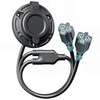 ALIENSX Heavy-Duty 20A 125V AC Port Plug with Dual 5-in-1