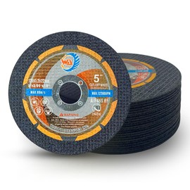 WA 25PACK - 5" x.045 x7/8" Thin Cut Off Disc, Die Grinder Discs Tool Accessories Cutting Wheel, 5 inch Cutoff 7/8 in 22mm Arbor for General Metal, Steel, Stainless, Wood (Durable)