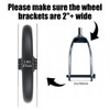 MUXHEL 2 Pcs Walker Wheels Replacement, 8 Inch Solid Wheelchair