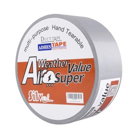 ADHES Gray Duct Tape Heavy Duty, 12 Rolls x 1.88 Inch x 90 Feet(30YD), Waterproof Duct Tape Strong Adhesive & No Residue Duck Tape for Indoor & Outdoor Repairs, Industrial, Professional Use