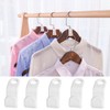 50 Pack Hanger Connector Hook Space Saving Hanger Connector for