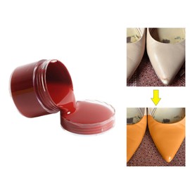 AIXXCUVQ Leather Dye Paint for Seat Restoration Classic Tan Fade-resistant, dark red, 30ml