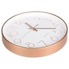 Yoiolclc Wall Clock 10 Inch Battery Operated Modern Round Non-Ticking