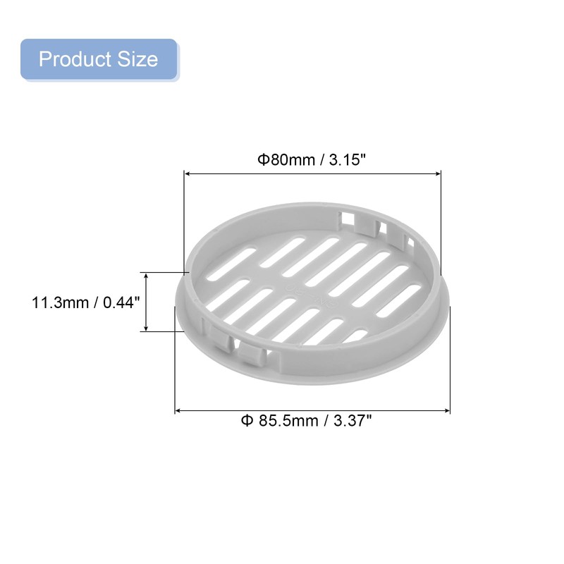 QUARKZMAN Pack of 12 80 mm / 3.15 inch Round