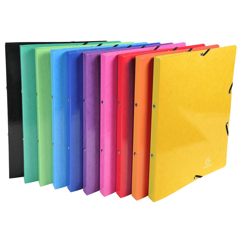 Exacompta Iderama Ring Binder with Elastic Band, A4, Rings, 15