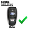2022 subaru key fob cover leather, Genuine Leather Key Fob