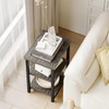 Fixwal Side Table 3-Tier Small End Table, Sofa Table Nightstand