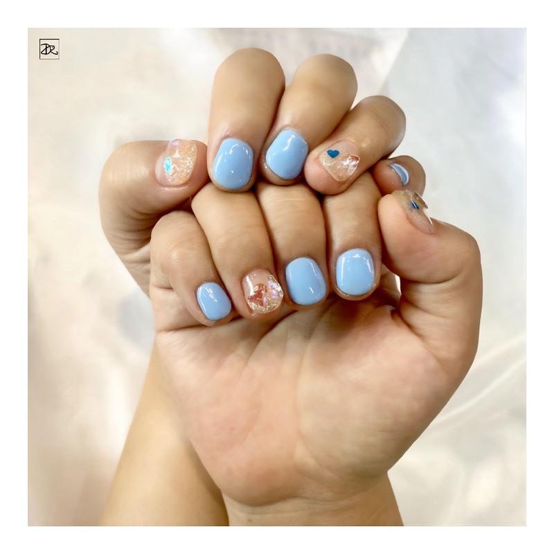 Dara Beauty July Art of the MonthFull Color Ice Nails❣