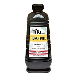 TIKI Brand Easy Pour TIKI Torch Fuel for Outdoors, Citronella Scented - 50 oz, 1216154,Black