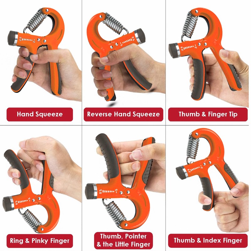 Fk Sports Forearm & Hand Grip Strengthener With Adjustable Resistance