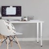Jahof Adjustable Table Legs 22-36 inch (55-90cm), Metal Desk Legs