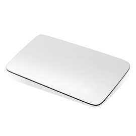 Factory Style Flat Side View Mirror Glass Lens - Power Adjust - Compatible with Ford Escort Mercury Capri Tracer 1991-1996, Driver Left Side, Silver Reflective