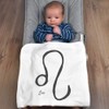 Azeeda 'Leo Zodiac Symbol' Cotton Baby Blanket/Shawl (BY00033113)