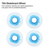 78A 60x45mm HighElastic Skateboard Flash Wheel PU Filling for Longboard