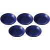 Setomonohonpo Set of 5, Lapis Navy Blue, 2.5 Plates, 3.1