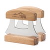 WIUCYS Alaskan Ulu Knives Pizza Cutter Chopper Slicer for Salad