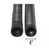 Amerimax51710 12 ft. Expands Flexible Drain 4 in. Diameter Black