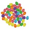 50PCS Mini Glitter Eggs for Easter, Glitter Easter Egg, Mini