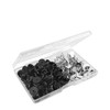 20 Pairs Pin and Backs, Backs Locking Tie Tack, Rubber