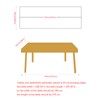 HCTX White Table Cloth Rectangular, 228 * 335cm(90x132inch), White Table