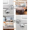 EASILOK Deadbolt Lock E4 Twist-to-Lock Front Door Lock Keyless Heavy