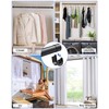 Closet Rods for Hanging Clothes, 17 to 84 Inches Stepless