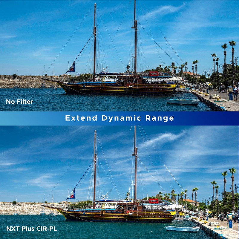 Hoya NXT Plus 82mm Polarizing Filter — Circular Polarizer with