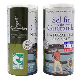 Set of 2 Guerande Salt Cell Fan, 8.8 oz (250 g)