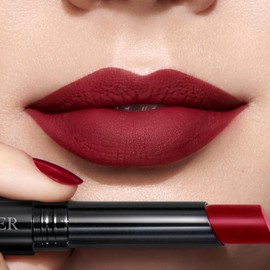 L'BEL - Forever Labial Mate en Barra Color Rouge 2g, De Larga Duración, con Colágeno, Labial de Color con Acabado Mate, Repara y Suaviza los Labios, Fija y Evita Transferencia