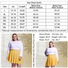 Moon Wood Women's Plus Size Mini Skater Skirt- Basic Versatile