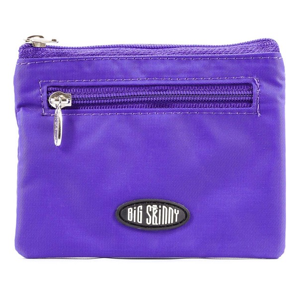 Big Skinny Money Penny Coin Slim Wallet, Holds Up to 13 Cards, Purple