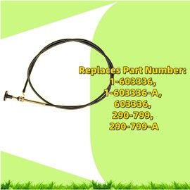 QMTCYXGS Choke Cable 1-603336 Replaces for Toro Zero Turn Parts - Fits Ex - Mark Z Master Lawn Mower Control Cables 1603336 290-799-A