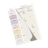 Shopping List Pad with detachable Weekly Meal Planner. 50 sheets
