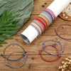 HJZHII 30Pcs Woven Wrap Friendship Bracelets, Handmade Boho Braided