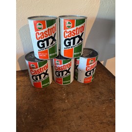 Castrol Vtg CASTROL GTX SUPER MULTI-GRADE 10W/40 MOTOR OIL 1 QUART FULL CAN