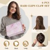 Flat Hair Clips for Women, Pack of 6 French Hair