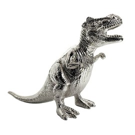 Knight Silver Plated T-Rex Dinosaur Money Box