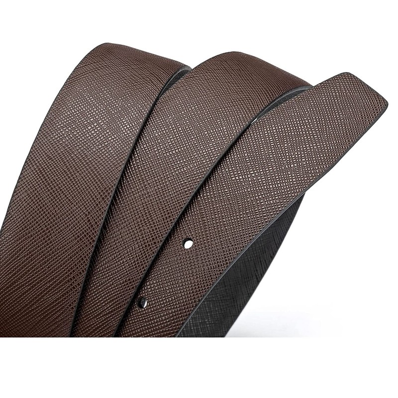 Vatee's Reversible Genuine Leather Belts without Buckle For Men Replacement