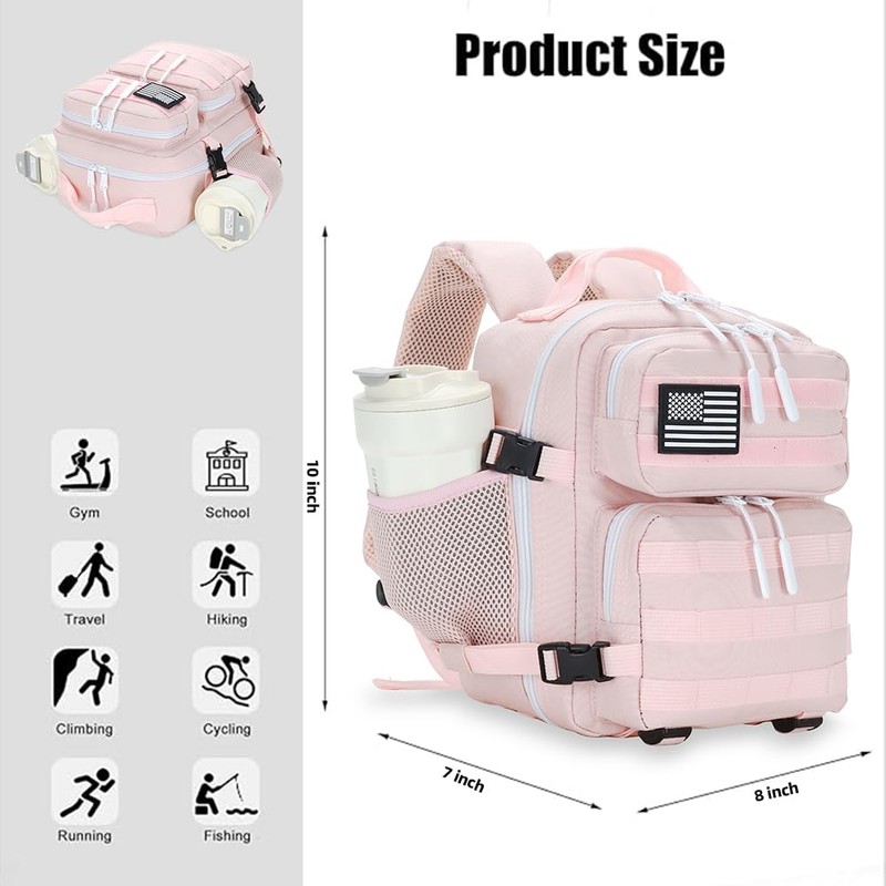 HongXingHai 9L Mini Tactical Backpack for Men and Women, Tactical