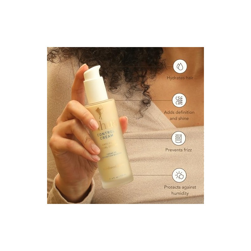 Rahua Control Cream Curl Styler 4 onzas líquidas, crema de