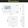ENGO E901RF Wireless Thermostat 7 Day Programmable Central Heating Controller
