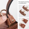 Leather Purse Straps Replacement Adjustable Shoulder Strap Accessories Set for
