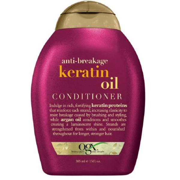 Organix Anti-Breakage Keratin Oil Conditioner 13 oz (Pack of 4)