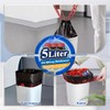 OKKEAI Bin Liners, 5 Litres, Black, Small Bin Bags with